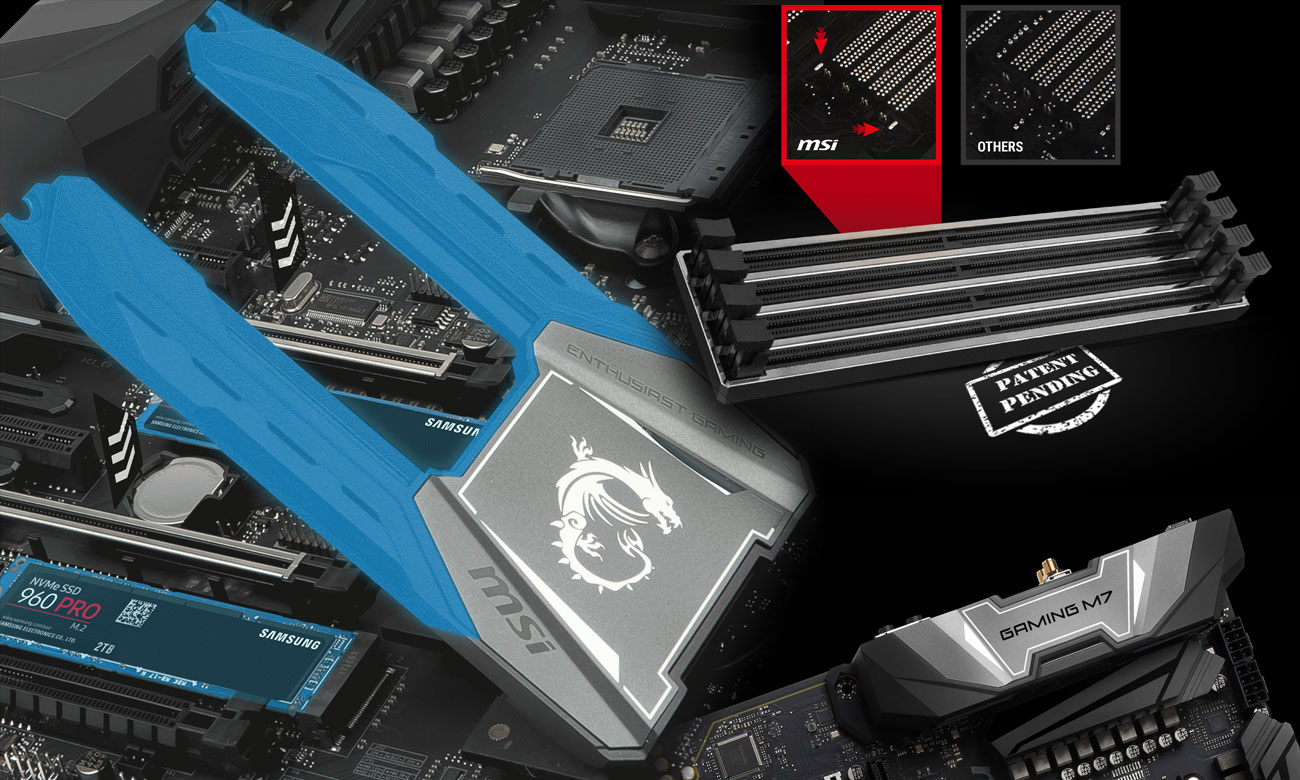 MSI X470 GAMING M7 AC System M.2 SHIELD FROZR, MSI Steel Armor