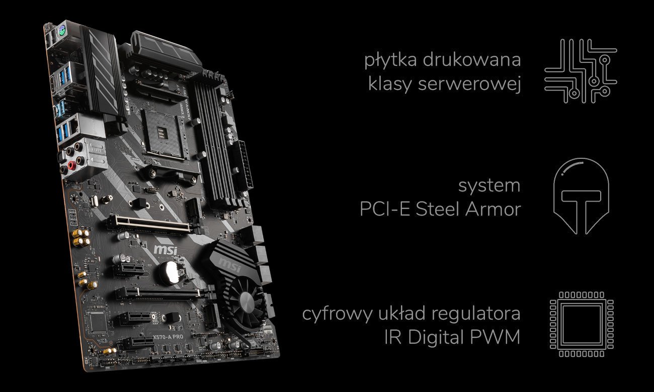 MSI X570-A PRO - Wytrzymałość