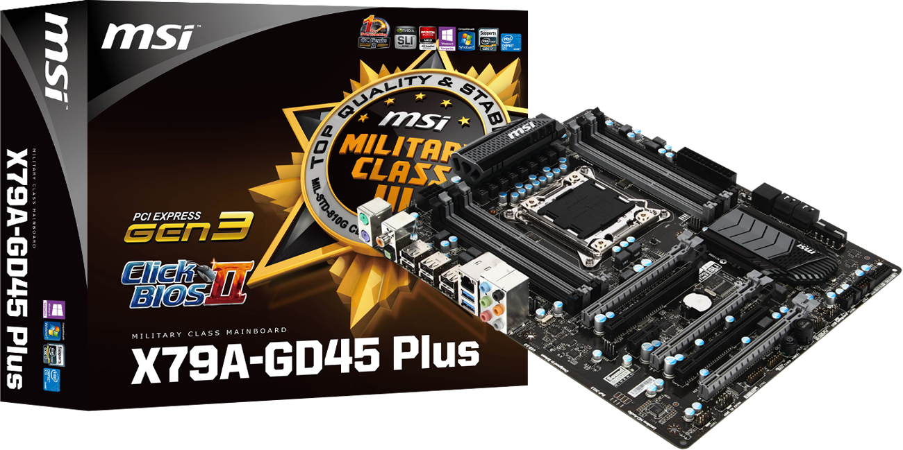 MSI X79A-GD45 PLUS Military Class III