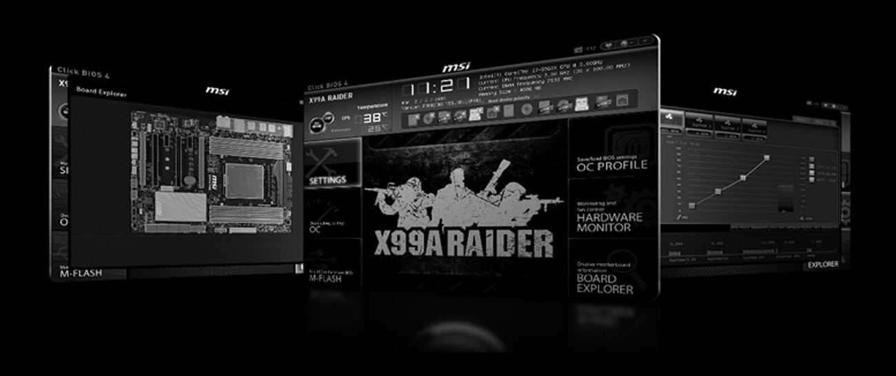 MSI X99A RAIDER - CLICK BIOS