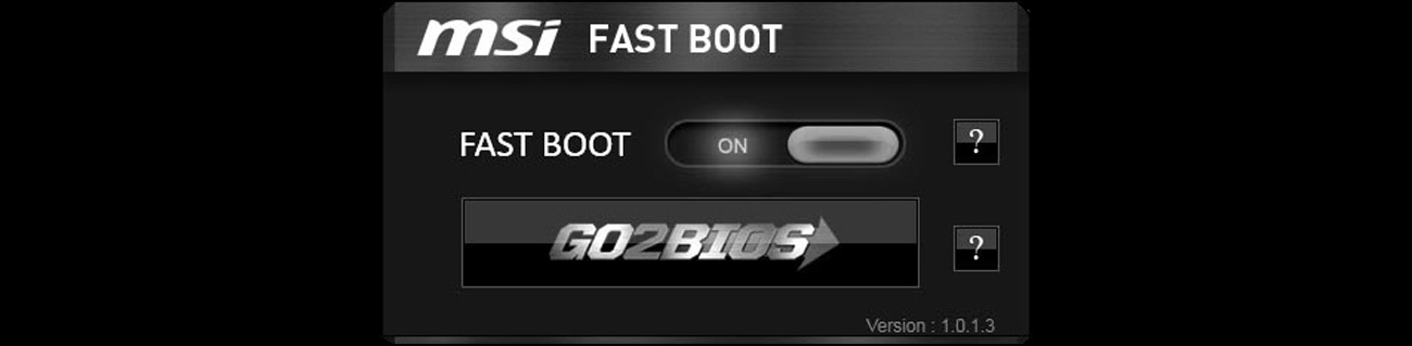 MSI Fast Boot