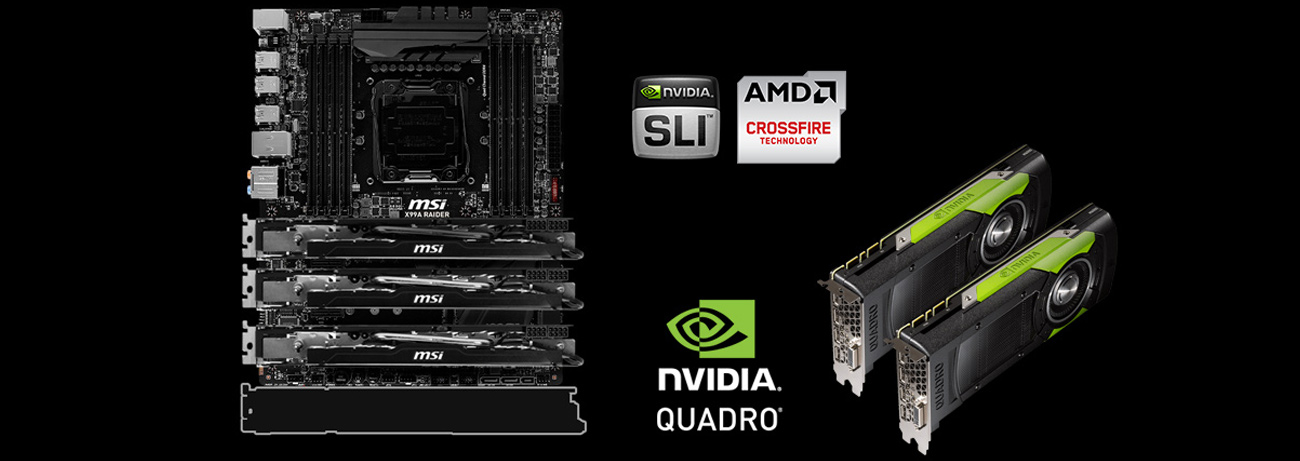 MSI X99A RAIDER - obsługa multi GPU