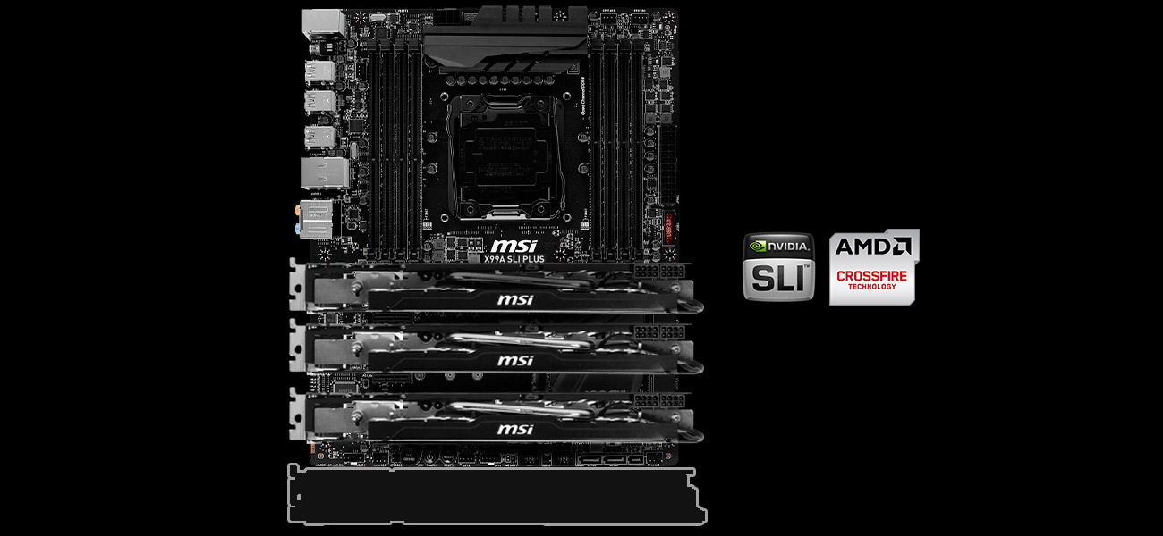 MSI X99A SLI PLUS (4xPCIE DDR4) Sklep komputerowy xkom.pl