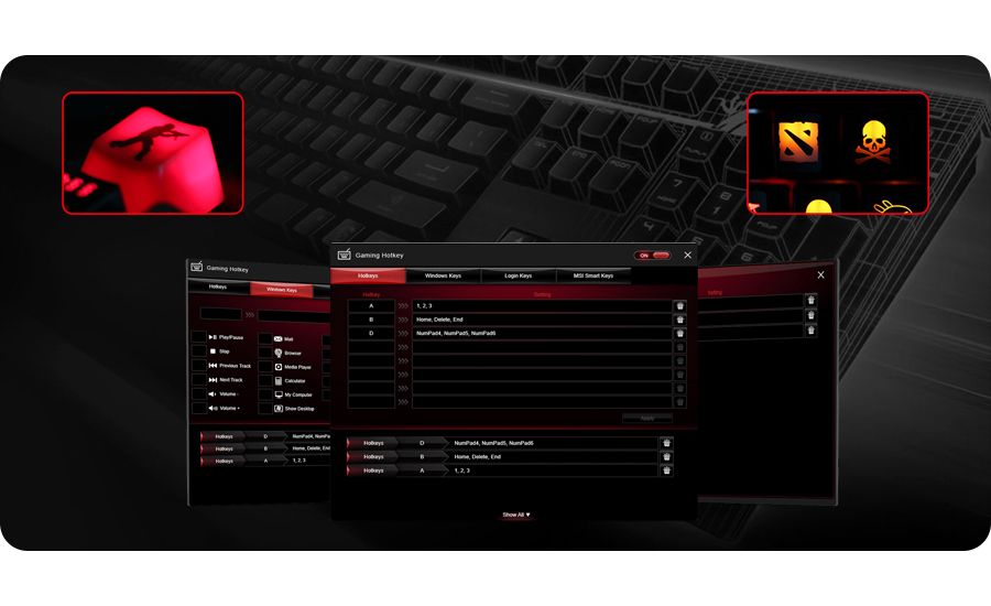 Gaming Hotkey
