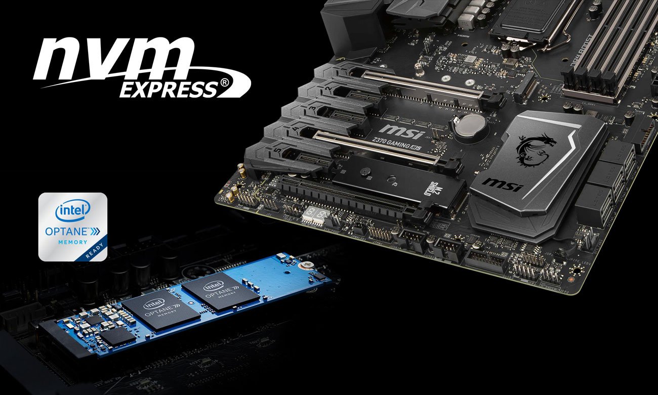 MSI Z370 GAMING M5 NVMe Intel Optane Turbo M.2