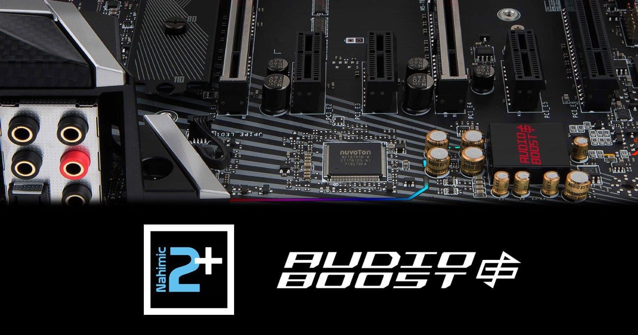 MSI Z370 GAMING PRO CARBON AC Audio Boost 4 Nahimic 2+