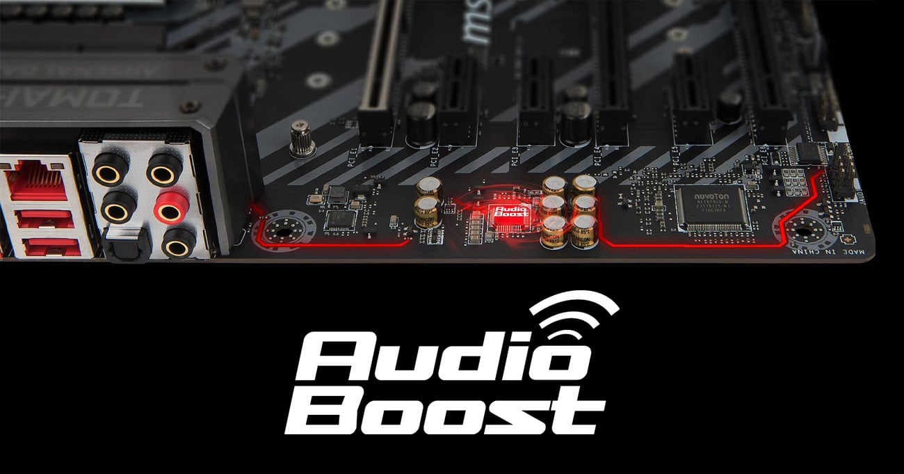 MSI Z370 TOMAHAWK Audio Boost Realtek ALC892