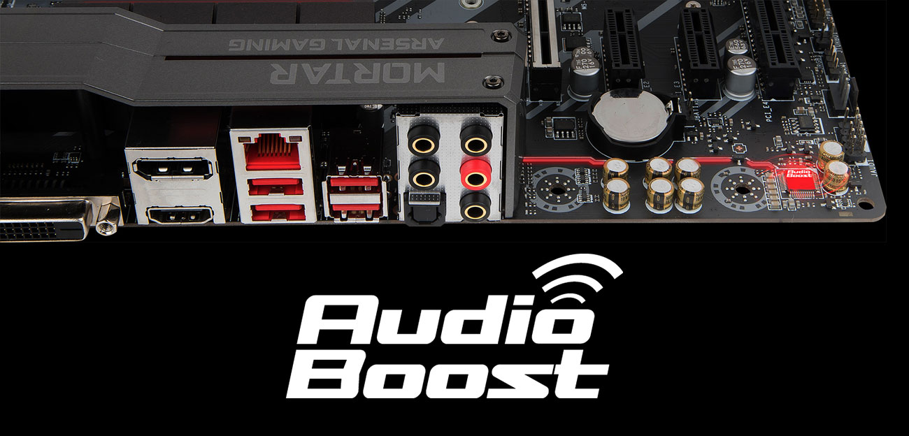 MSI Z370M MORTAR Audio Boost