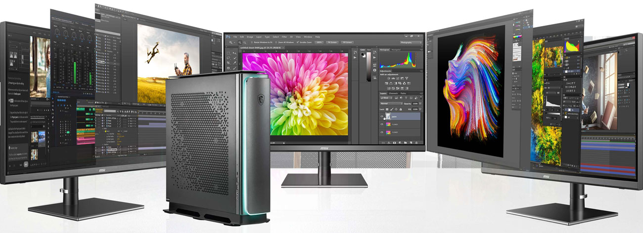 MSI Creator P100A wielozadaniowość
