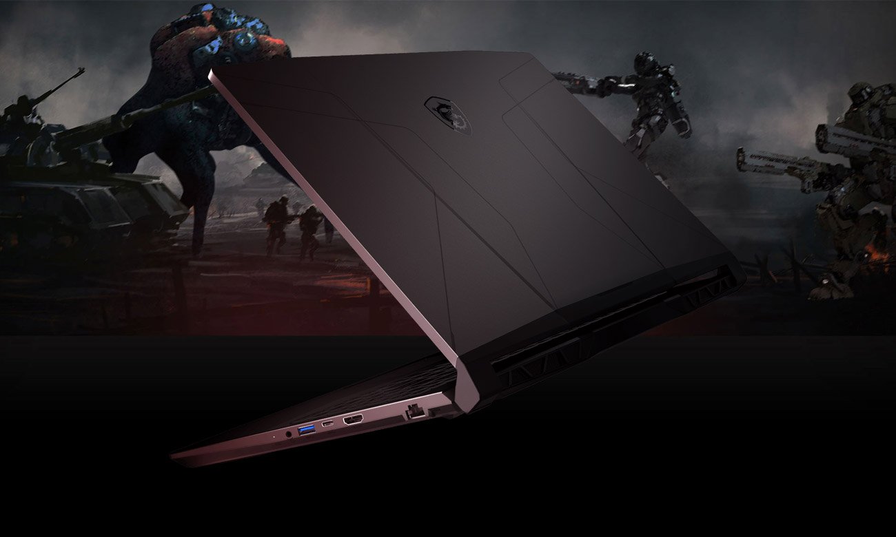 MSI GL66 obudowa i porty