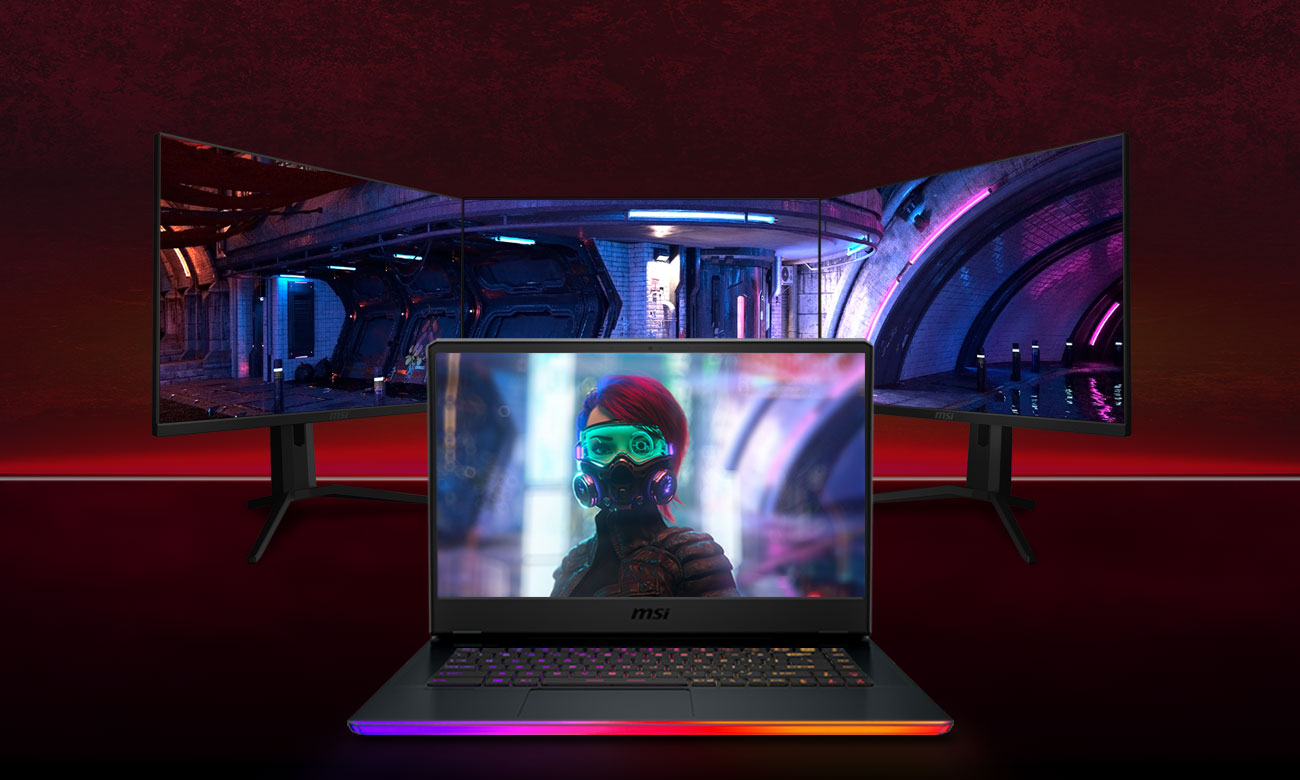 MSI GE66 Raider wyświetlanie Matrix Display