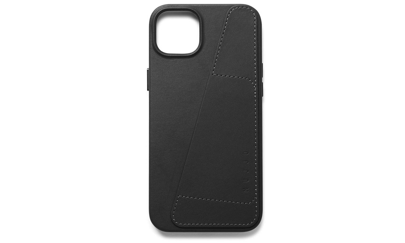 Etui Mujjo FullLeatherWallet Case iPhone 14 Plus/15 Plus MagSafe black