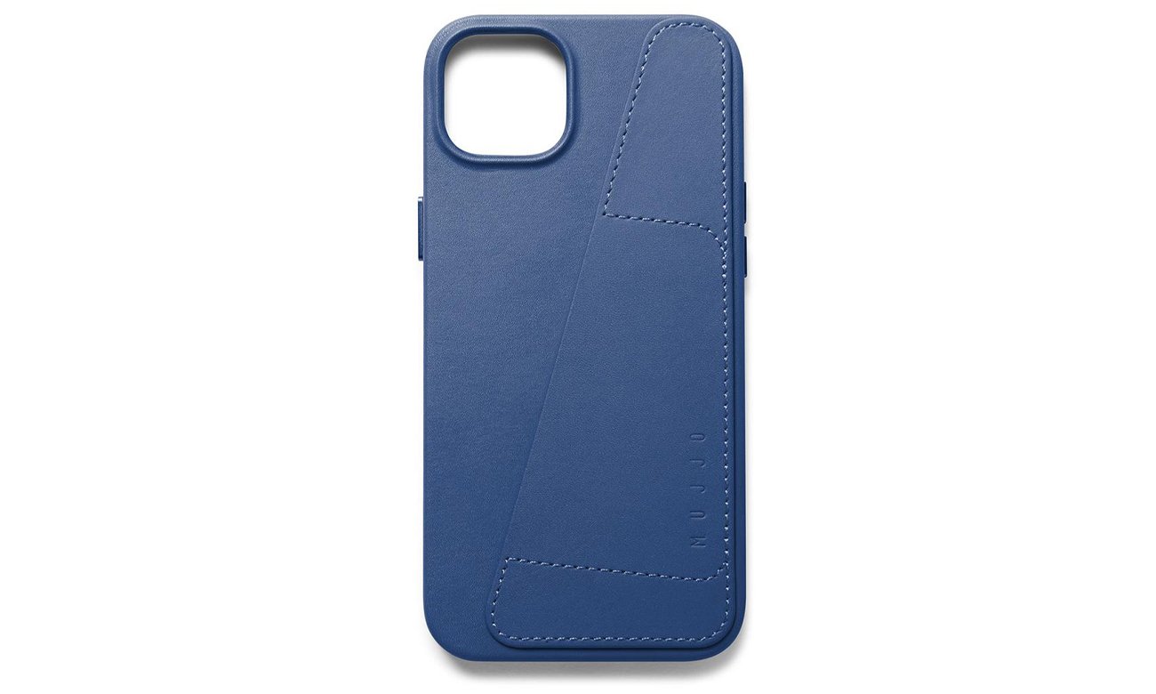 Etui Mujjo FullLeatherWallet Case iPhone 14 Plus/15 Plus MagSafe blue