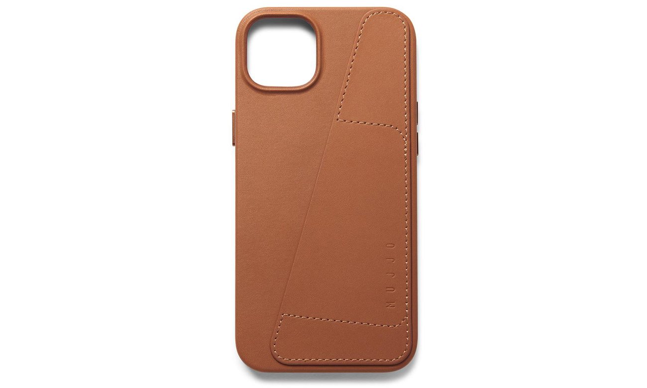 Etui Mujjo FullLeatherWallet Case iPhone 14 Plus/15 Plus MagSafe tan