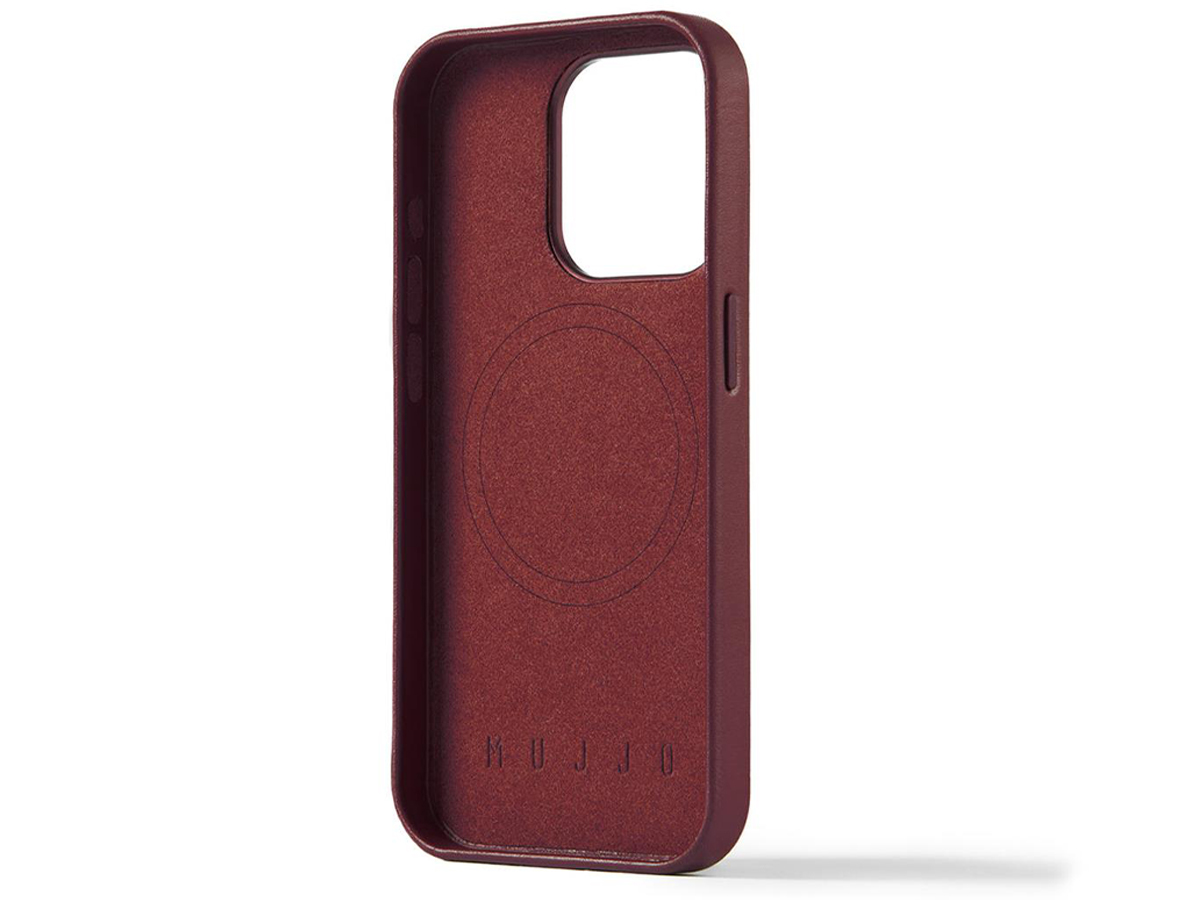 Etui Mujjo FullLeather Case iPhone 15 Pro Max MagSafe tan