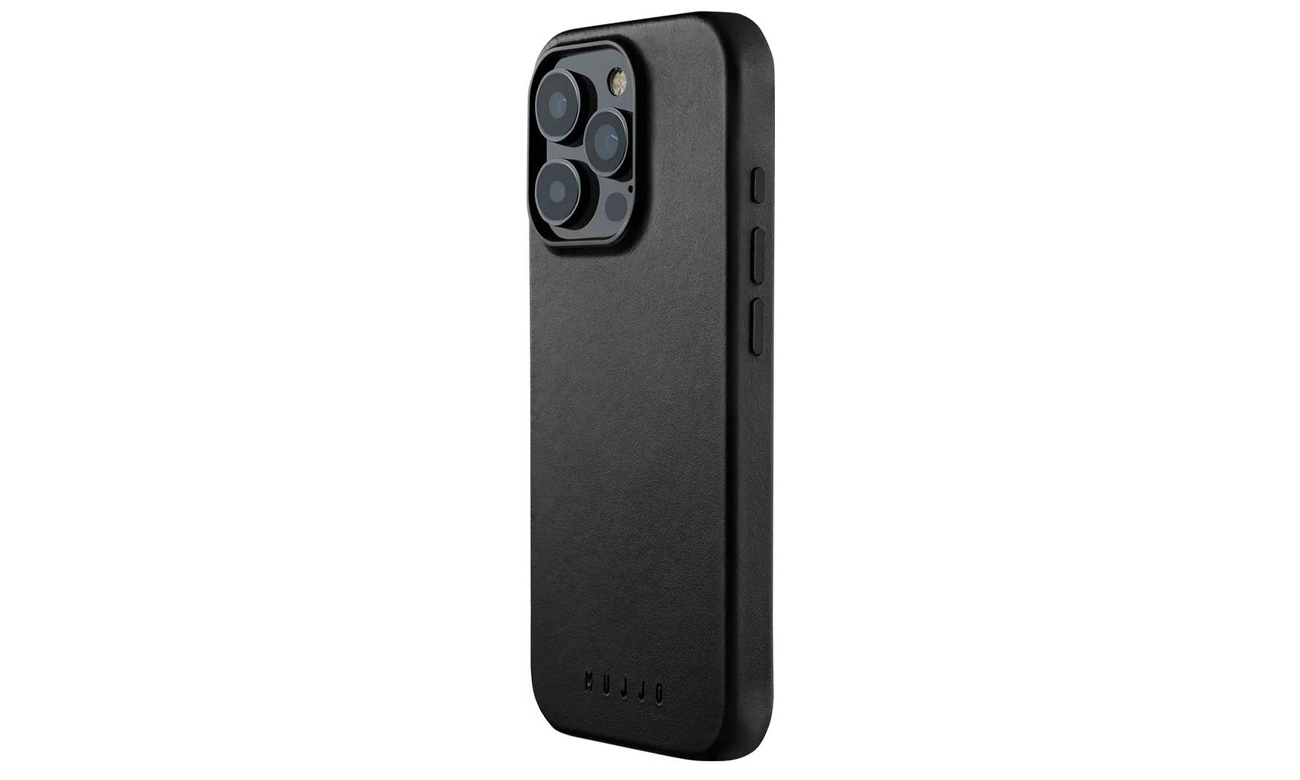 Etui Mujjo Leather Case iPhone 16 Pro Max MagSafe black