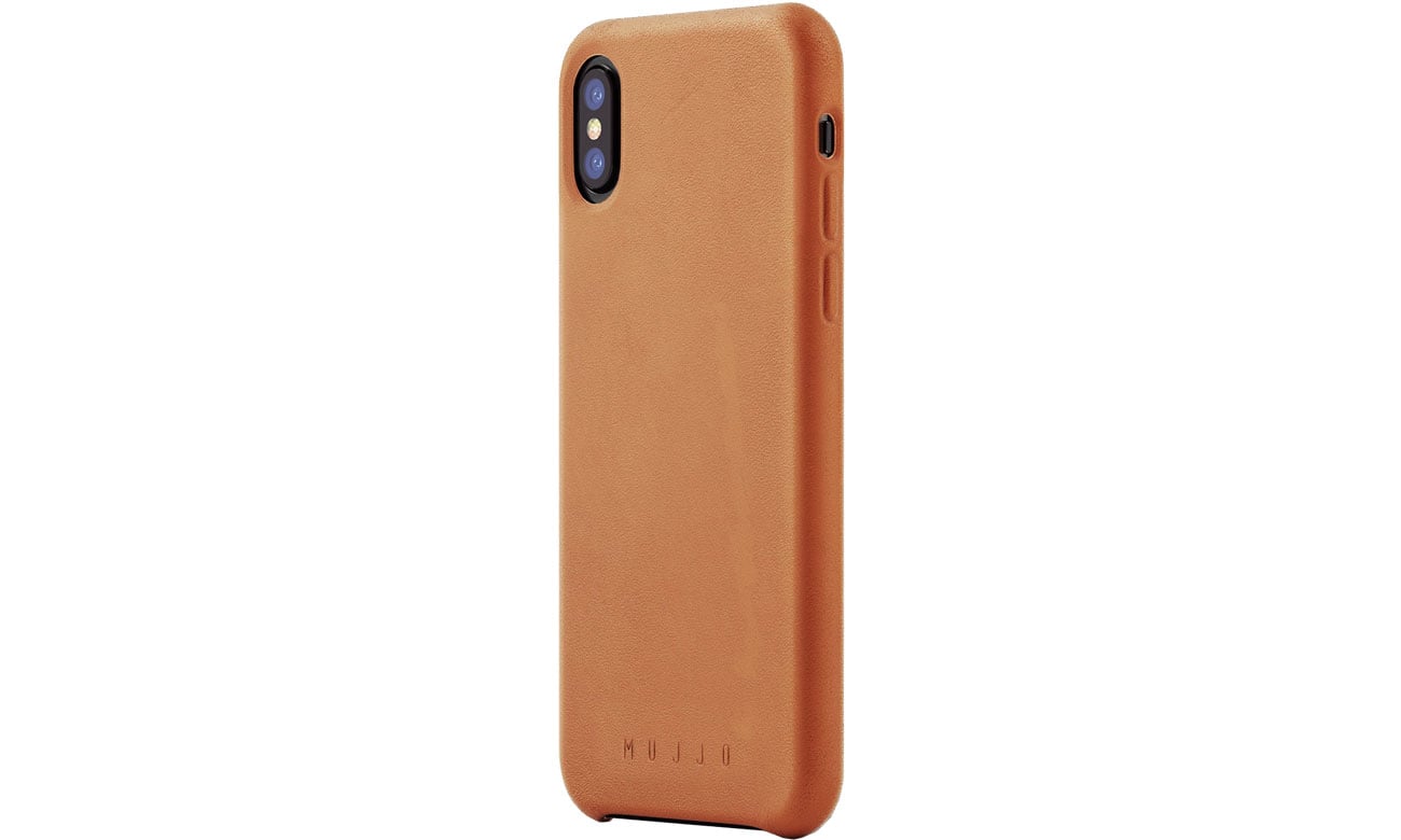 Mujjo Full Leather do iPhone X Brązowe IEOMUFC8BR