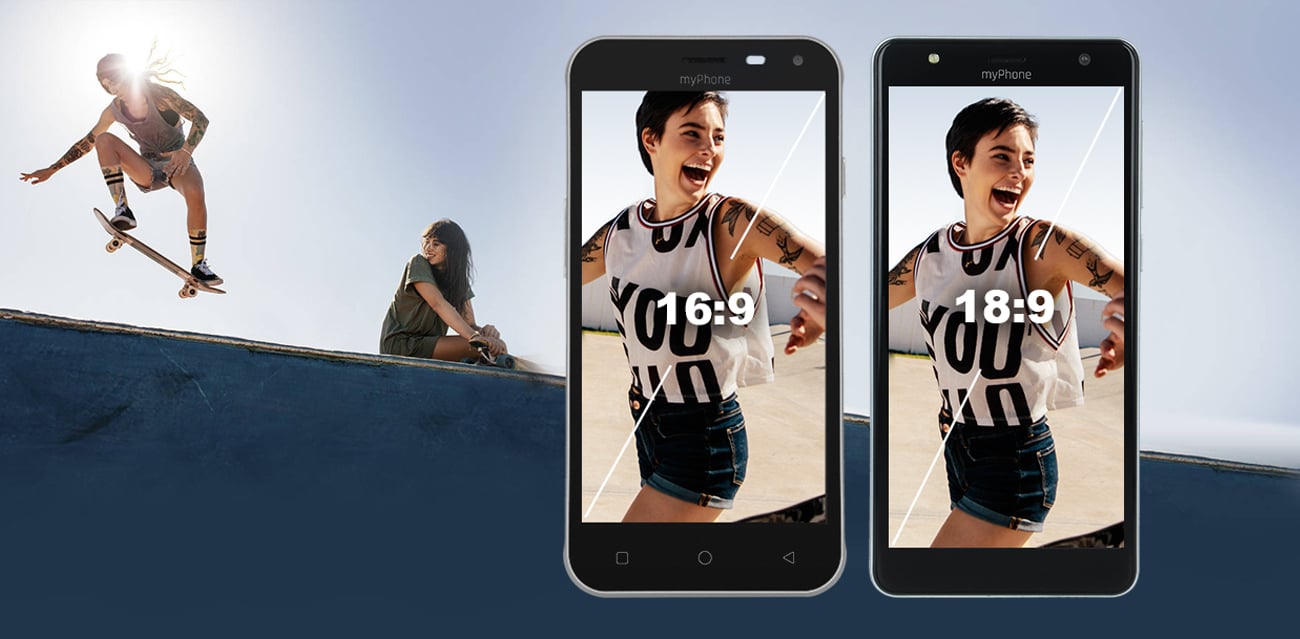 myPhone FUN 18x9 ekran 5 ips