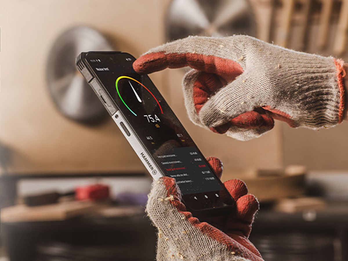 myPhone HAMMER Construction 2 5G tryb rękawiczek