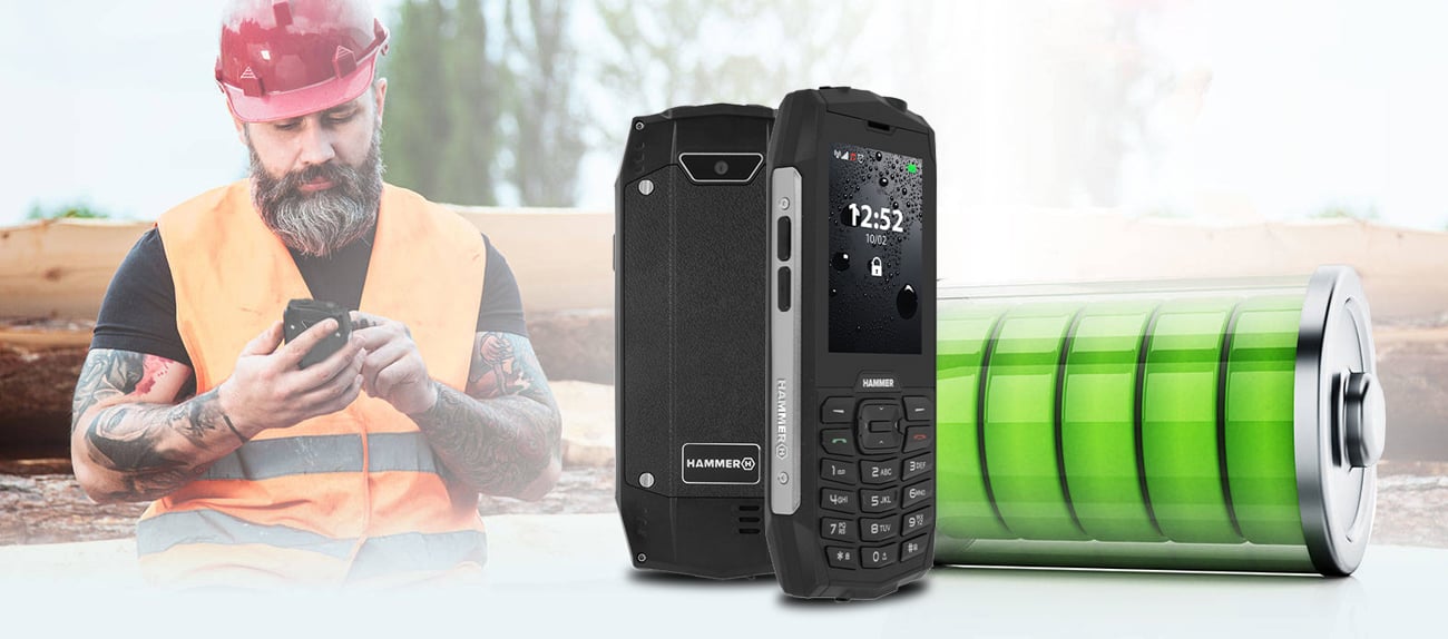 myPhone HAMMER 4+ ladowanie 2000 mAh