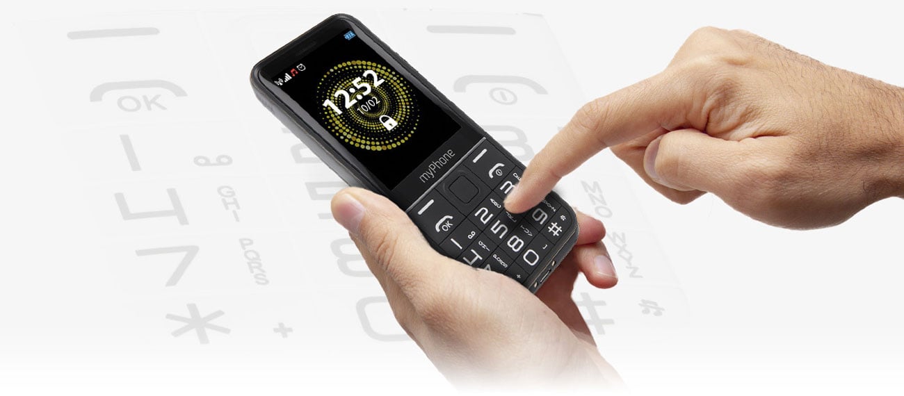 myPhone Halo Q duzy ekran wygodna klawiatura