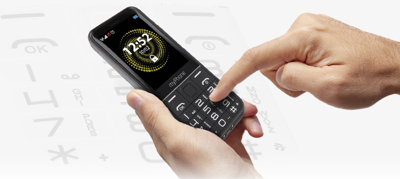 myPhone Halo Q+ czytelny ekran i wygodne klawisze