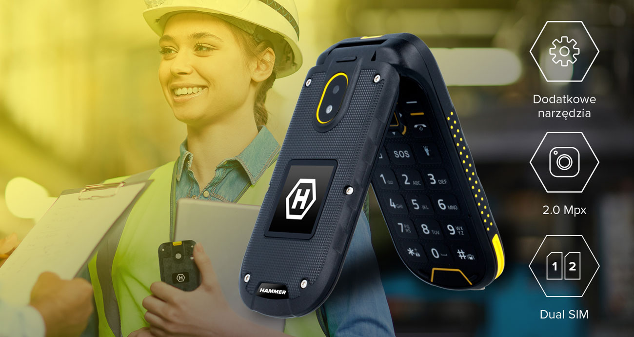 myPhone Hammer BOW+ funkcjonalniość radio fm sos