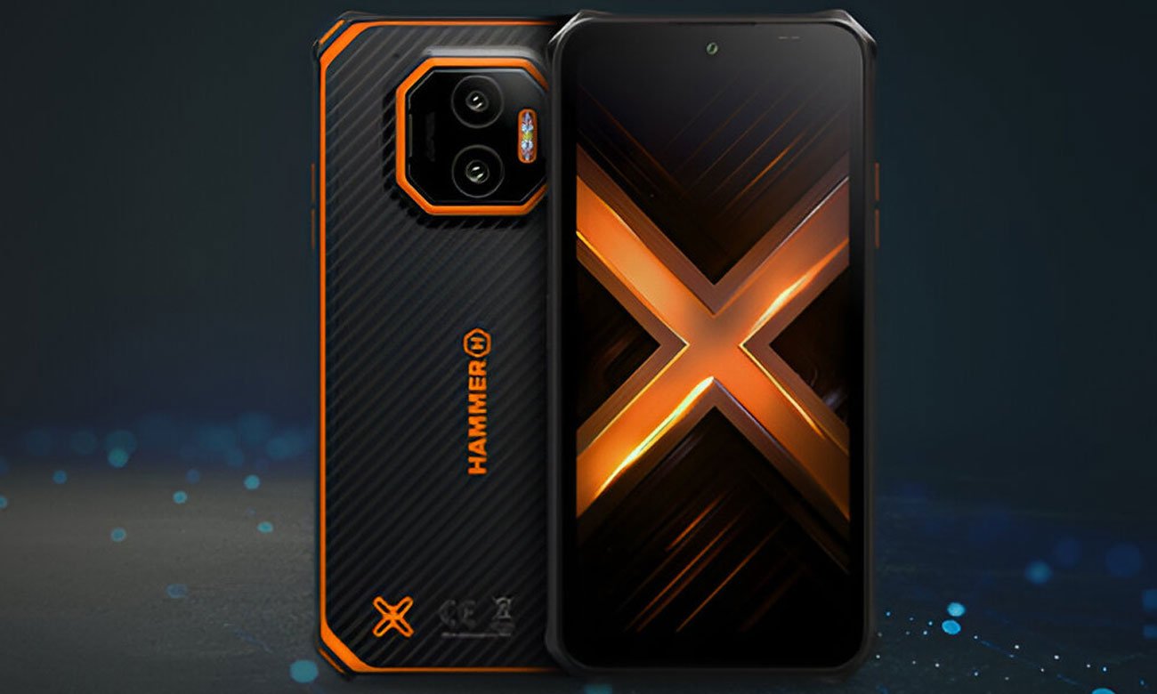 myPhone Hammer Energy X2 5G przód i tył telefonu