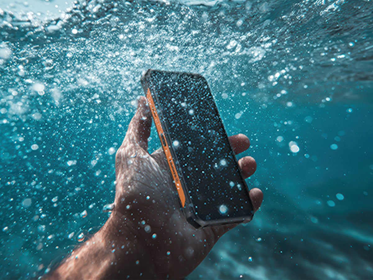 myPhone Hammer Energy X2 5G robienie zdjęć pod wodą