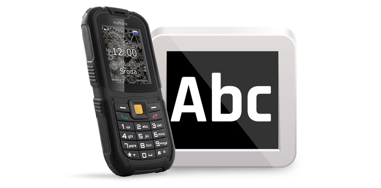 telefon myphone Hammer 2 plus ekran 2.2'' QVGA