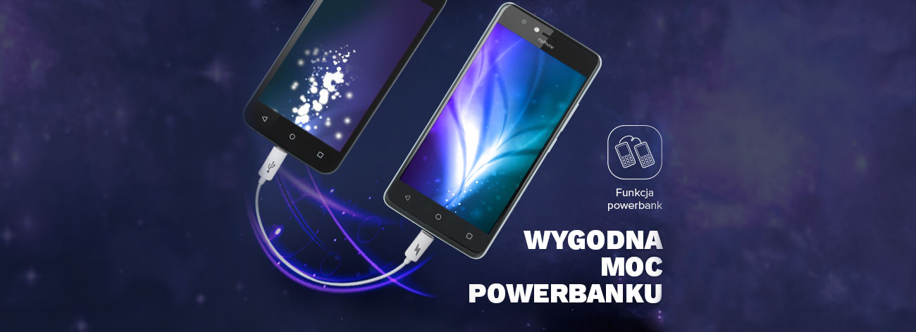 myPhone POWER usb otg funkcja powerbanku