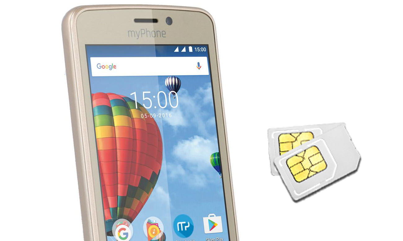 Pocket Dual SIM złoty