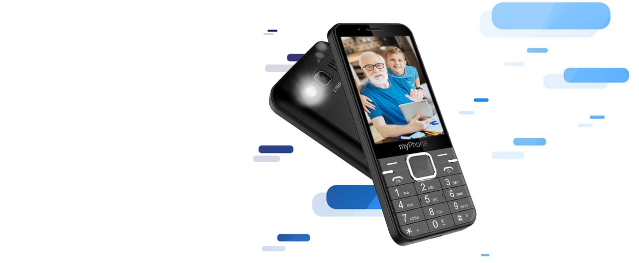 myPhone Up aparat z lampą LED