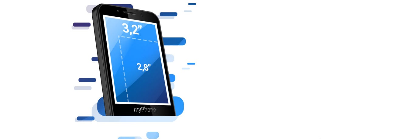 myPhone Up telefon z dużym ekranem