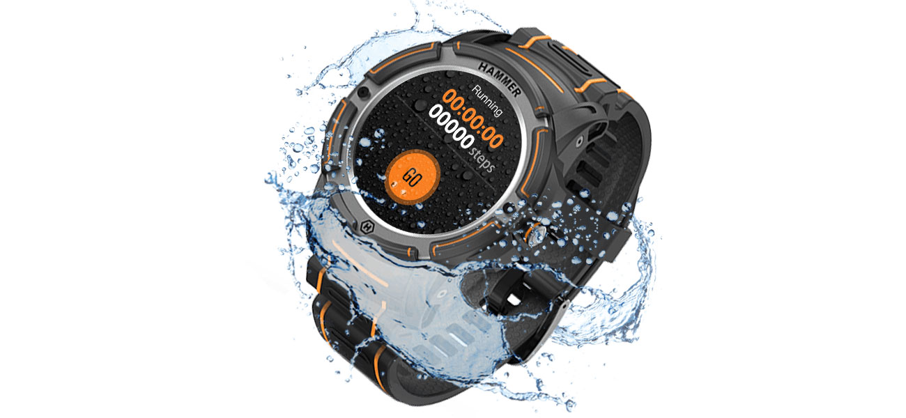 Smartwatch myPhone HAMMER Watch wodoodporność