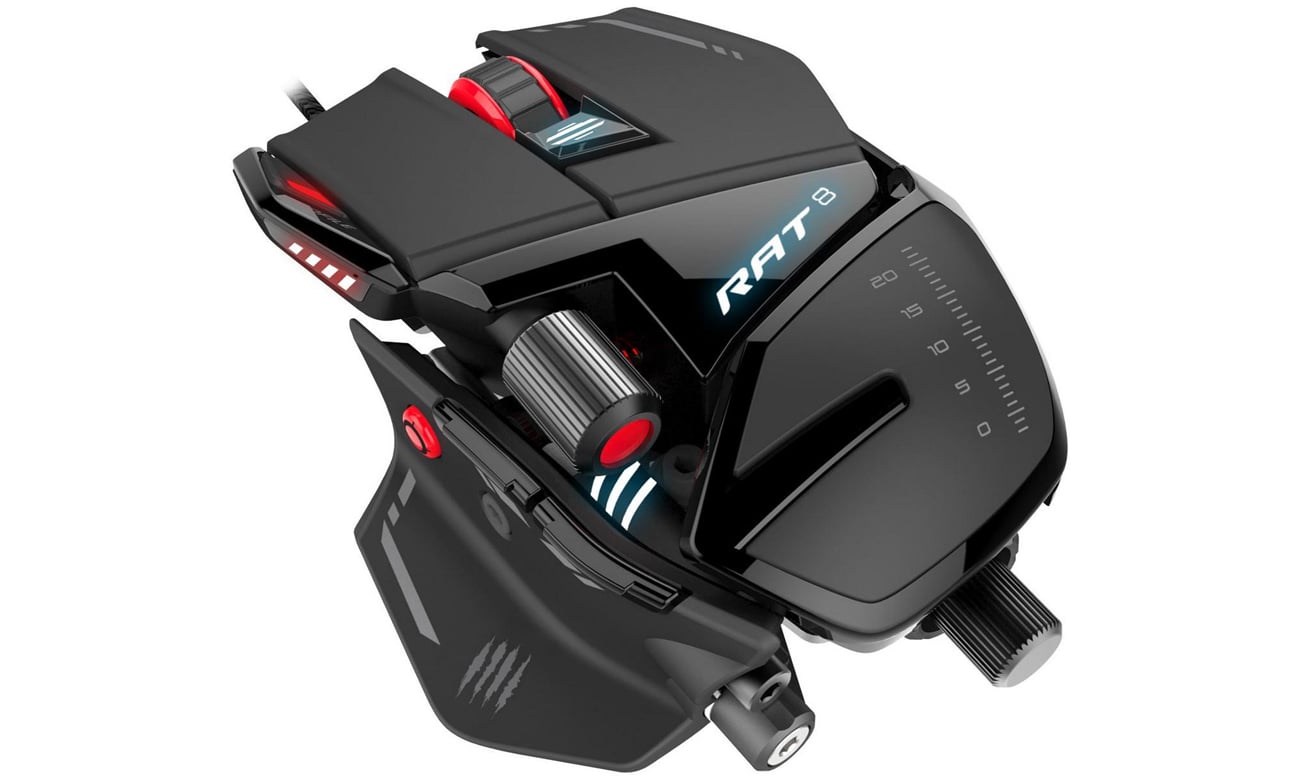 Mad Catz R.A.T. 8 BLACK 12000 DPI Regulacja