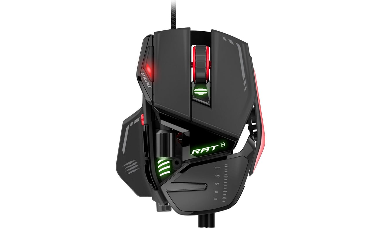 Mad Catz R.A.T. 8 BLACK 12000 DPI Podświetlenie