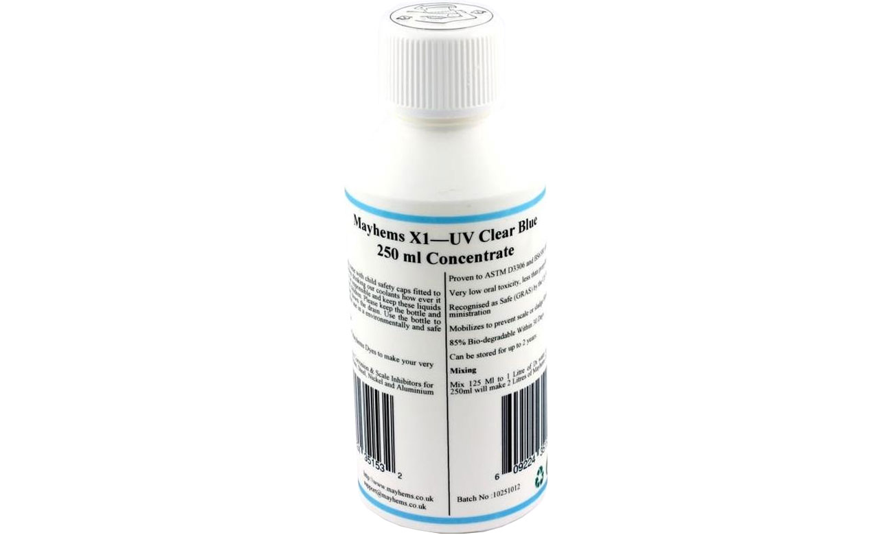 Płyn do chłodzenia wodnego Mayhems X1 UV Clear Blue - 250ml WAZU-473