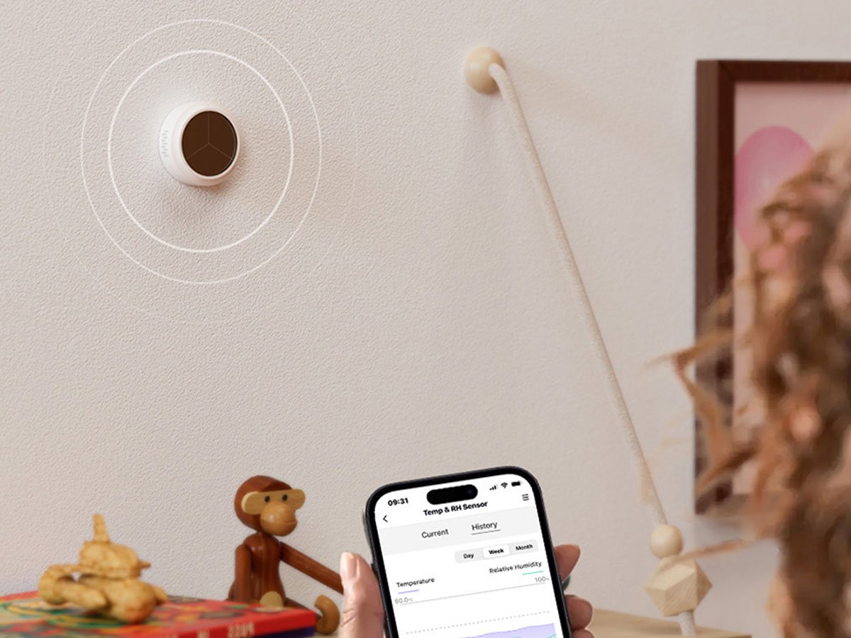 Czujnik temperatury i wilgotności Meross MS100FHHK (HomeKit) - Grafika lifestyle