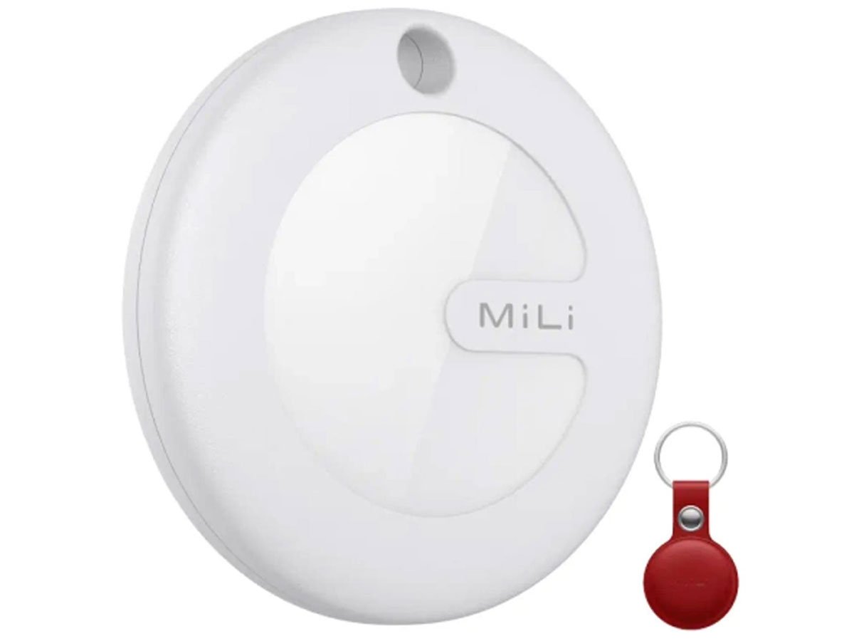Lokalizatro MiLi MiTag APL biały + czerwone etui