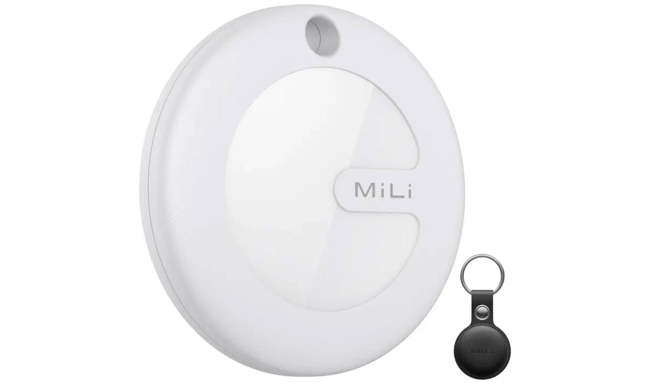 Lokalizatro MiLi MiTag APL biały + czarne etui