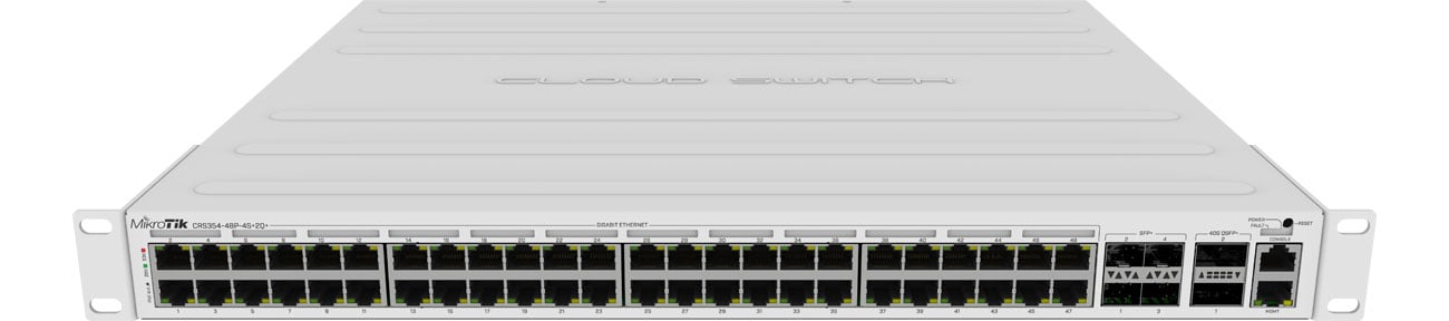 MikroTik CRS354-48P-4S+2Q+RM porty