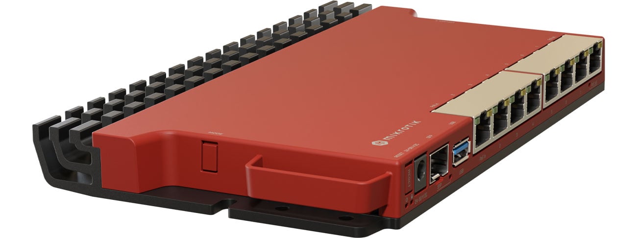 MikroTik L009UIGS-RM widok z boku