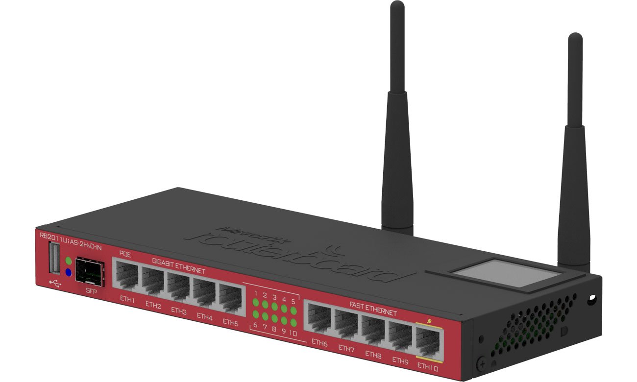 MikroTik 2011UiAS-2HnD (300Mb/s b/g/n)