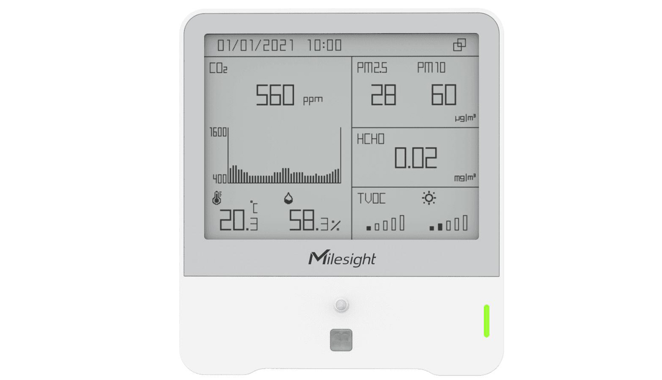 Czujnik monitorujący warunki wewnętrzne Milesight AM319