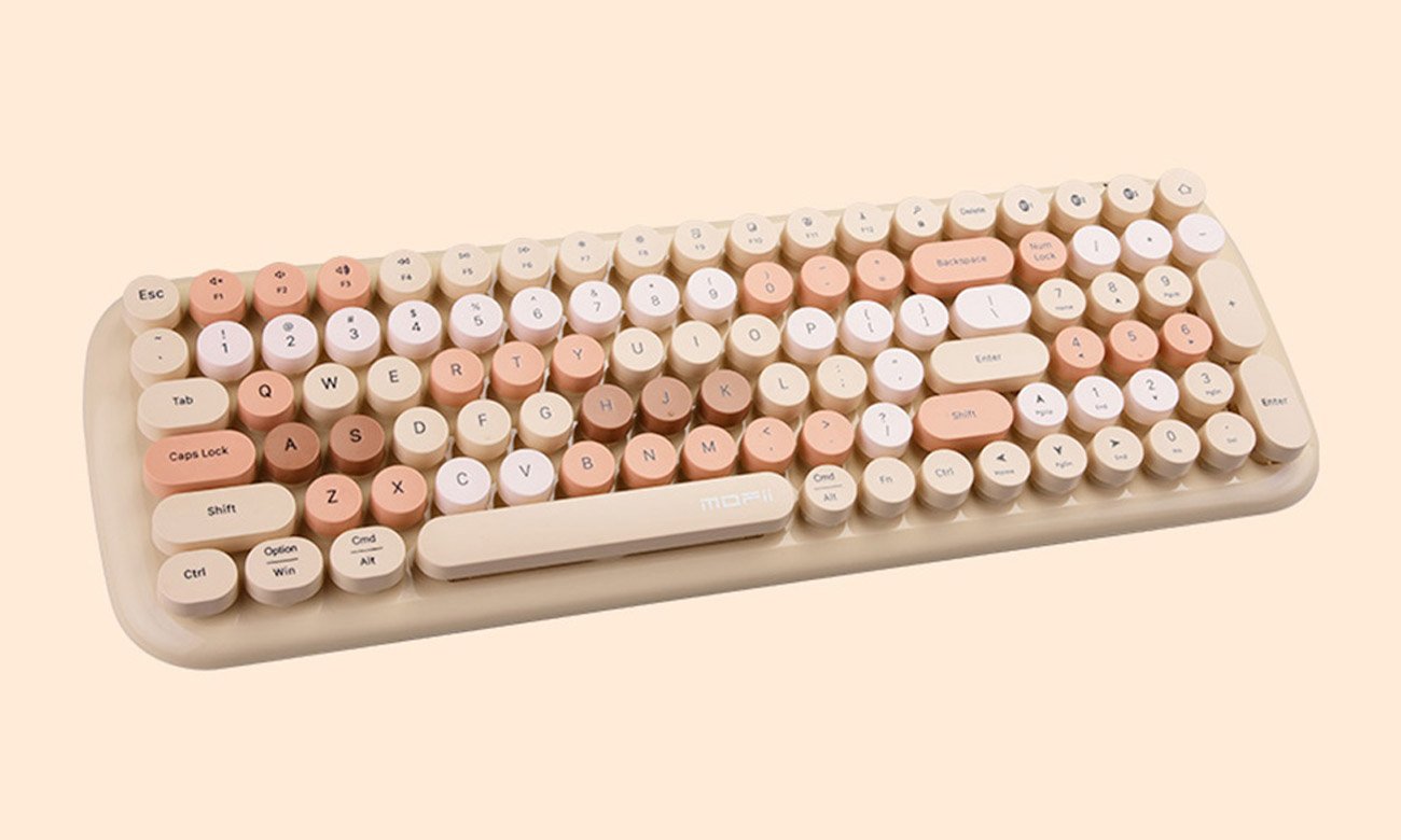 Tastatur für Zuhause und Büro Mofii Candy BT beige