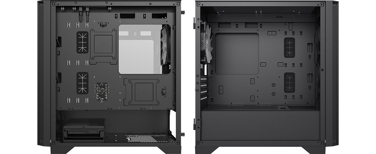 Montech AIR 100 ARGB Black Wnętrze