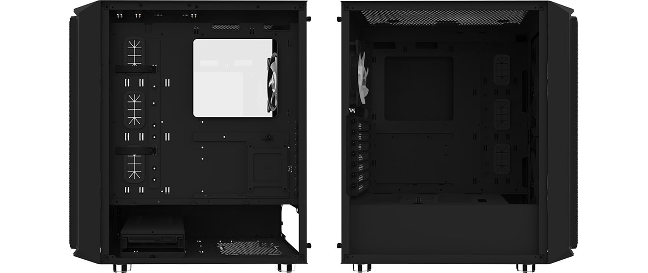 Montech AIR X Black Wnętrze