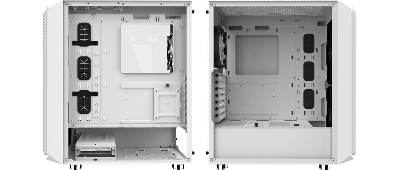Montech AIR X White Wnętrze
