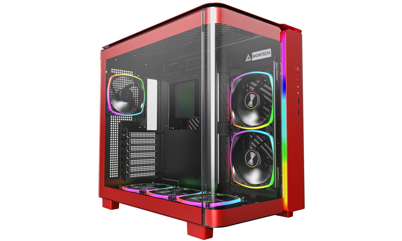 Obudowa Montech KING 95 PRO ARGB Red